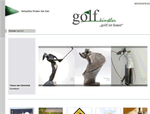 Tablet Screenshot of golf-kuenstler.de